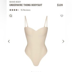 SKIMS underwire body bodysuit In the color sand